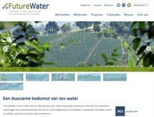 Tablet Screenshot of futurewater.nl